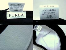 美品 FURLA キャップ ◆ フルラ 帽子 レディース リボン ホワイト おしゃれ □ 6B_画像3