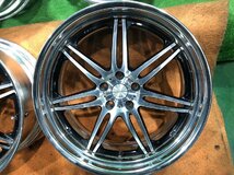 WORK　ワーク　VARIANZA　ヴァリアンツァ　21インチホイール　4本　PCD114.3　5穴　9.0J＋35　＋40　深リム　中古品〔KH26〕_画像4