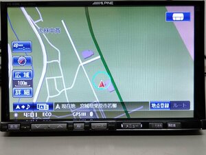 ALPINE アルパイン VIE-X088 ステップワゴン外し HDDナビ 地デジ MSV フルセグ ブルートゥース デカナビ　8インチ 動作確認済み〔N1037〕