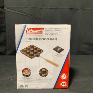 未使用品 Coleman コールマン FINGER FOOD PAN おつまみクッカー たこ焼き キャンプ アウトドア 2000032358