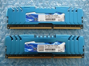 G.SKILL RIPJAWS Z 8GB×2 計16GB DDR3-1866 PC3-14900 中古動作品 デスクトップ メモリ【DM-838】