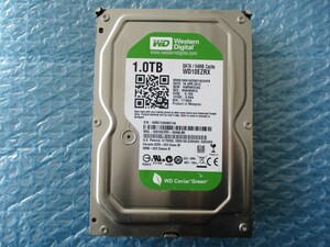 WD Green 1TB HDD 3.5インチ SATA/64MB Cache 1時間使用 正常 中古動作品【D-79】