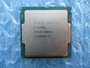 ジャンク品 Intel Core i7-6700K SR2L0 4.00GHz 【DC-169】 