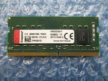 Kingston 16GB×1枚 DDR4 3200 KVR32S22S8/16 中古動作品 ノートPC用 メモリ【NM-282】_画像1