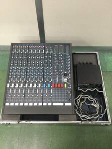 【754】ジャンク Soundcraft サウンドクラフト K1 アナログミキサー ヒビノ株式会社 Soundcraft パワーサプライ DCP125 セット