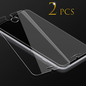 ２枚セット iPhone8plus iPhone7plus フィルム iPhone 7 8 plus 強化ガラス ブルーライト ブルーライトカット 貼りやすい 送料無料 透明の画像7