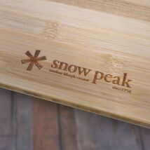 美品 スノーピーク snowpeak ワンアクションテーブル ロング竹 LV-015T 折りたたみ テーブル キャンプ アウトドア cf02mo-rk26y04878_画像6