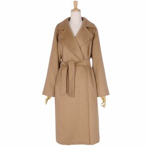 未使用 マックスマーラ Max Mara 白タグ マニュエラ アイコンコート ラップコート キャメル アウター レディース IT38 cf01er-rm05f08690