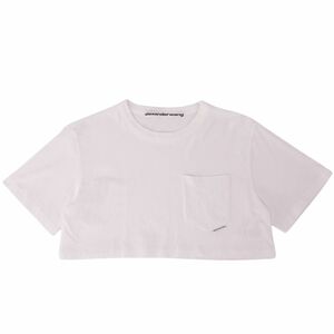 アレキサンダーワン Alexander Wang Tシャツ クロップドTシャツ クルーネック ショートスリーブ カットソー コットン XS cf02dd-rm10c14607