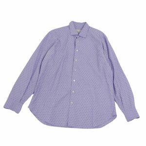  Etro ETRO shirt regular color long sleeve long sleeve total pattern cotton tops men's Italy made 44 cf02oe-rm04c14565