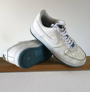 限定版★Nike/ナイキ エアフォースワン/Air Force 1 Low UV White/University Blue WMS26.5 MENS25.5~26.0