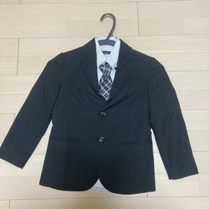 hiromichi nakano 男の子120ジャケット、シャツ、ネクタイセット　