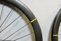 ○MAVIC マビック COSMIC PRO CARBON UST DISC シマノフリー 11s対応 チューブレス カーボンホイールセット ジャンク品_画像7