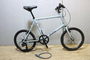 おまけ付き!!■BRUNO ブルーノ MINIVELO FLAT 20インチ ミニベロ SHIMANO 1X7S 2018年モデル 美品