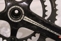 ★Campagnolo カンパニョーロ SUPER RECORD 11s 170mm 52/39T 2x11s ウルトラトルク カーボンクランクセット PCD:135mm 美品_画像4