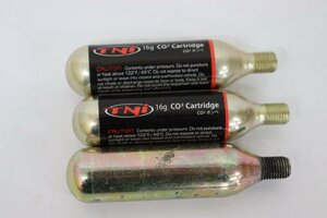 ▽Tni CO2ボンベ カートリッジ3本 未使用品