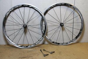 ○SHIMANO シマノ WH-9000-C35-CL DURA-ACE シマノフリー 11s対応 クリンチャー カーボンハイブリッドリム ホイールセット 美品