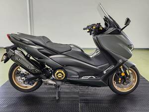 202009モデル TMAX560 TECH MAX ABS 6,187km One owner 完品beautiful condition 取説類完備 ETC2.0他custom合計11点14万相当装着