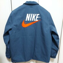 NIKE コーチジャケット 新品未使用 XL 176～185 ネイビー キルティング ブルゾン ナイキ ジャージ スポーツウェア ジャケット ビンテージ_画像6