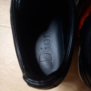 美品 ディオール【Dior】 メンズ スニーカー 17E FR 39 ブラック  24~25cm DIOR HOMMEの画像4