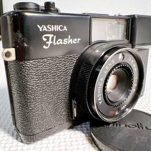 ★レトロ コレクション YASHICA ヤシカ Flasher フラッシャー YASHICA LENS 38mm 1:2.8 フィルムカメラ レトロカメラの画像9