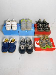 * child shoes New balance Nike keen Asics 13 13.5 14 16 17.5 18 NIKE asics key nnew balance 6 pairs set 