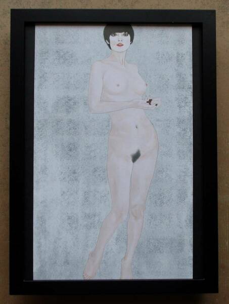 加山又造「裸婦」 印刷物　画集画 A4新品額入り