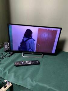 SONY 液晶カラーテレビ KDL-24W600A 中古　リモコン付 動作品