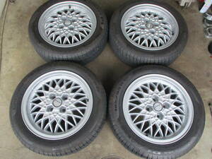 ワーゲン純正　BBS　１５インチ　PCD１００　６J　＋３５　１８５/５５R１５　４本セット　画像判断