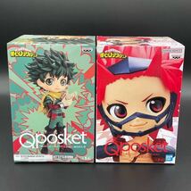 Qposket 僕のヒーローアカデミア フィギュア 緑谷出久　霧島尖次郎　2体セット　プライズフィギュア_画像1