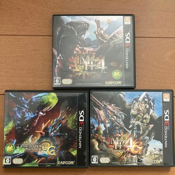 モンスターハンター３本まとめ売り　3DS