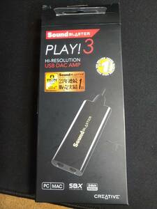 Creative Sound Blaster Play! 3 クリエイティブ・メディアUSB オーディオ