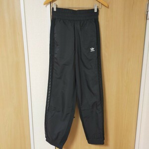 adidas originals アディダス オリジナルス FM1759 Cuffed Bellista Pants サイド レース トラックパンツ ジャージ ナイロン L ブラック