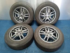 ★9分山★21年製★ ブリヂストンNEXTRY 175/65R14　weds ウェッズ GYCE 14×5.5J +38 4H-100 4本セット　E91