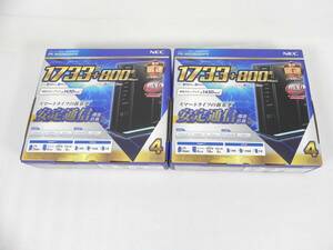 [R385]☆美品★NEC aterm 無線LANルーター 2点セット PA-WG2600HP3 Wifi