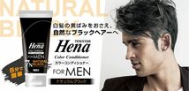 【178g×4個セット】テンスター　男性用・白髪用　ヘアカラーコンディショナー（ナチュラルブラック）新品_画像2