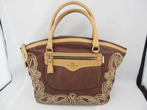 ETRO Etro peiz Lee pattern handbag /B6080F