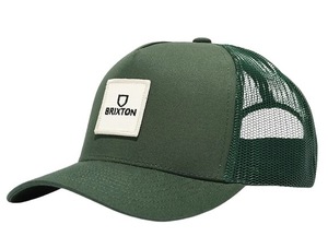 Brixton Alpha Block X C Trucker Hat Cap Spruce キャップ 