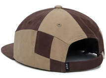 HUF Splice H Strapback Hat Cap Brown キャップ _画像2