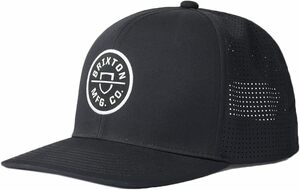 Brixton Crest X Mp Snapback Hat Cap Black キャップ 