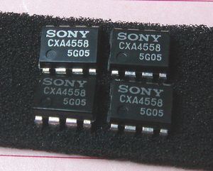 SONY オペアンプ　CXA4558 4個有ります　新品　送料無料