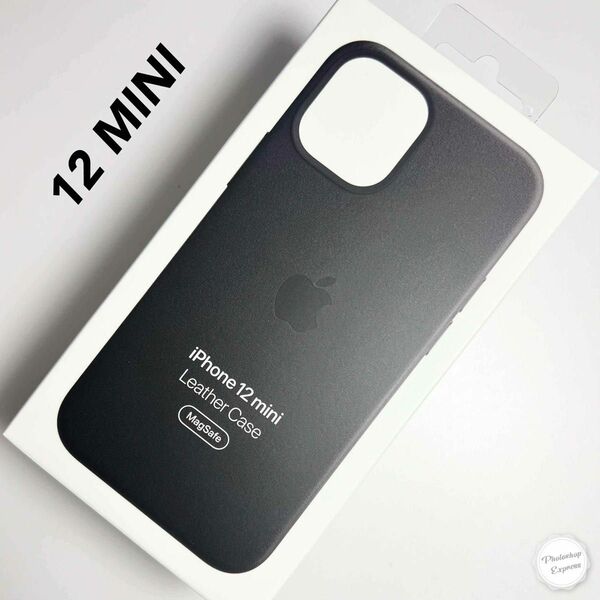 アップル純正 iPhone 12 MINI レザーケース ブラック MagSafe対応