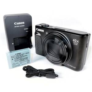《新品級》 デジカメ コンパクトデジタルカメラ CANON powershot SX740 HS ブラック キヤノン k2553