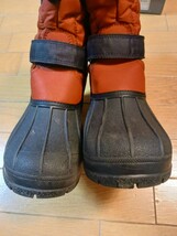 AIGLE　33 　20,5センチ　エーグル　スノーブーツ　キッズ　防寒　冬　雪遊び　スキー　キャンプ　アウトドア　赤　男女　21 20　小学生_画像4