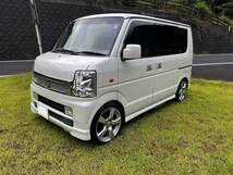 1年車検付4WDエブリイワゴンDA64W　リビルトエンジン載替後2.3万Km　PZターボスペシャル　両側パワースライドドア　オートステップ_画像2