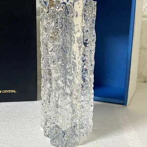 カガミクリスタル KAGAMI CRYSTAL F289 フラワーベース 花瓶 CRYSTAL クリスタルガラス 花器 の画像3