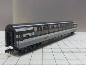 【現状品】MINITRIX 13367 SBB CFF A（1等パノラマ展望車）客車・旧塗装 スイス 単品1両