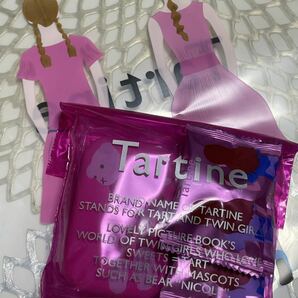 ★タルティン Tartine★小物ケース ニコル チョコレート ピンク ニコルチョコボーロの画像1