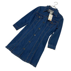 新品 ZARA WOMAN ザラ Premium Denim Collection Mini Denim Dress デニム ワンピース シャツワンピ S レディース 24-0205