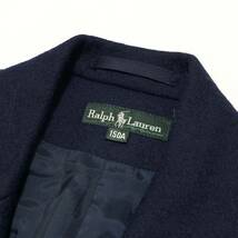 Ralph Lauren ラルフローレン ピークドラペル 金ボタン ブレザー ジャケット 150A ネイビー キッズ 子供服 24-02005_画像5